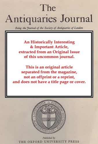 Early anglo saxon applied - anglo-saxon, disc