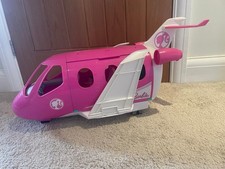 Mattel Barbie Airplane Dream Pink White Girls' Toy With Accessories And Doll