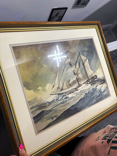 Ark signed framed - ark, maritime