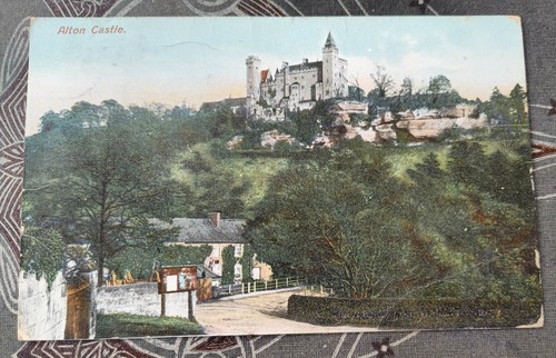 Alton castle 1908 stoke on - alton, nr