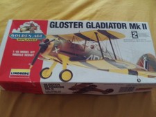 LINDBERG MODEL GLOSTER GLADIATOR MKII 1/48 SCALE