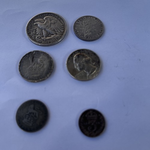 Silver job lot coins 36 - coins,