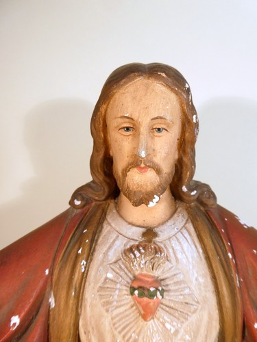 Vintage sacred heart - heart, jesus