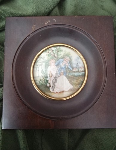 Antique french hand painted - antique,