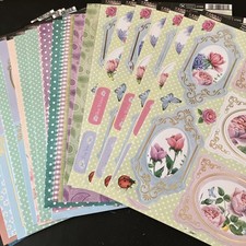 Kanban A4 Flourshing Florals 8Toppers Sheets & 24 Card-stock