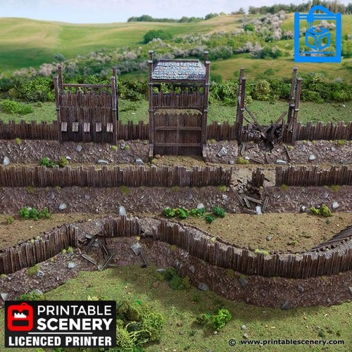 Norman garrison walls tabletop - garrison,