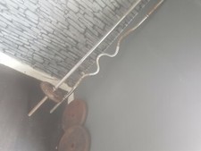 ez curl bar with weight plates and straight bar