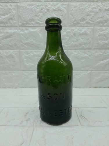 Victorian beer bottle half - beer,