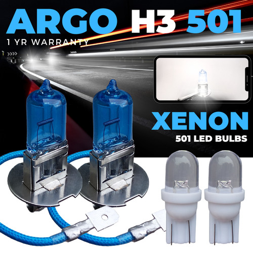Xenon super white 55w - h3,