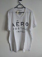 AEROPOSTALE MENS XXXL 3XL / 3TG WHITE SHIRT BRAND NEW WITH TAGS