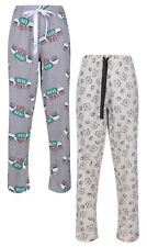 Ladies Cartoon Character Pyjama Bottoms Sleep Lounge Pants UK 8 to 26 New