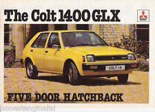 COLT CAR COMPANY MITSUBISHI 1400 GLX BROCHURE A4 1979?