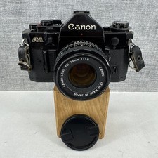 Canon A-1 Vintage 35mm SLR Film Camera + Canon 50mm f1.8 lens