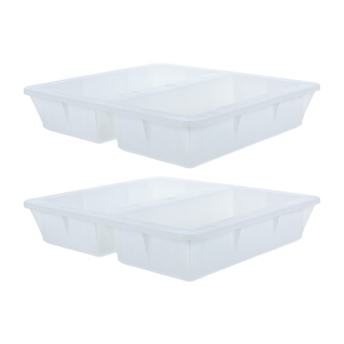 2pcs white concrete mold - white, mold:
