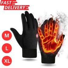 Winter Gloves Waterproof Windproof Thermal Touch Screen Warm Gloves Men Women UK