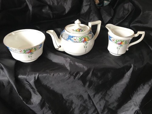 Antique tea pot set wetley - tea,