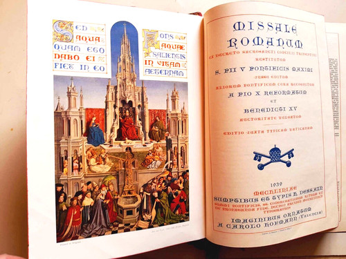 Rare missale romanum leather - romanum, /leather