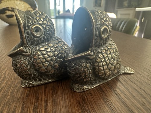 Pair italian white metal - metal, art
