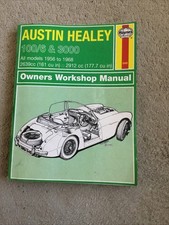 Austin Healey 100/6 3000 Haynes Manual H 049 All Models 1956 To 1968