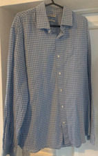 Reiss Men's Long Sleeve Shirt size L 100% Cotton slim fit