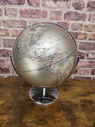 Silver 30cm decorative world - decorative,