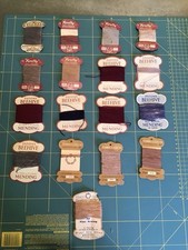 Bundle of vintage Firefly / Coats / Patons Beehive  darning and mending yarn.