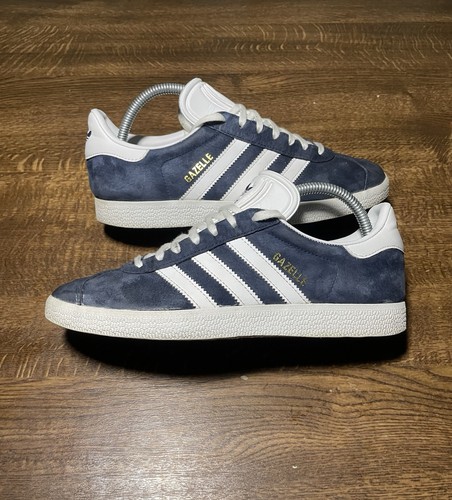 Navy blue adidas gazelles mens - adidas,