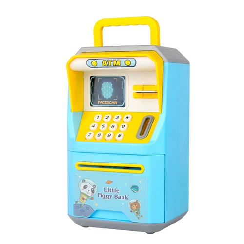 Mini bank atm machine - bank,