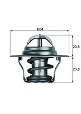 THERMOSTAT, COOLANT TX 14 87D