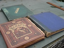 3 VICTORIAN SCRAPBOOKS 1866-81 TIDESWELL, MILLERS DALE, DERBYSHIRE , CHATSWORTH