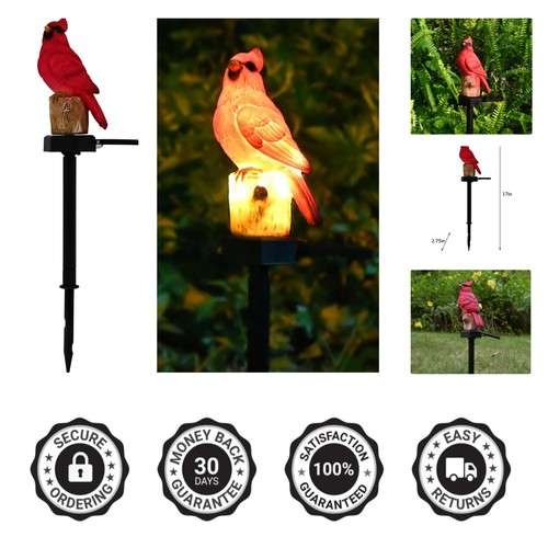 Hand painted cardinal - hand-painted, figurine