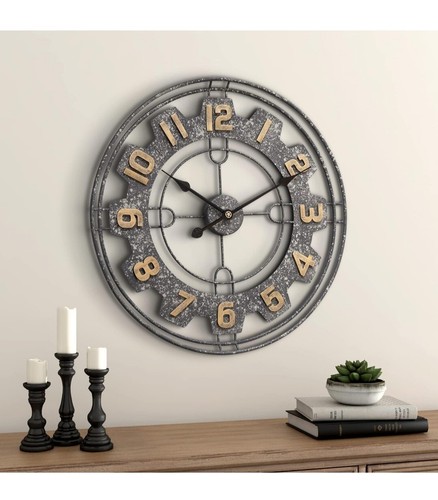 Round wall clock - round,