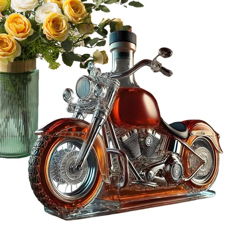 Motorcycle whiskey decanter - whiskey,