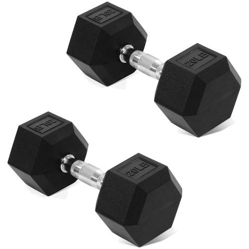 Non slip rubber hex - rubber, dumbbells