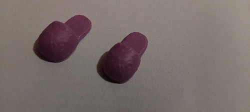 Lilac slippers for - slippers, barbie
