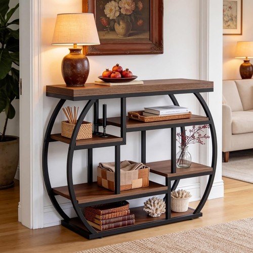 Industrial console table - 39.4",