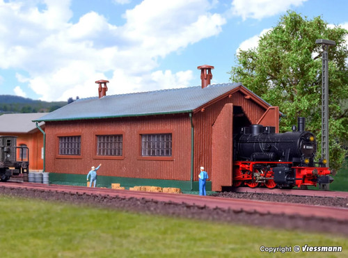 Kibri 37802 engine shed - kibri,