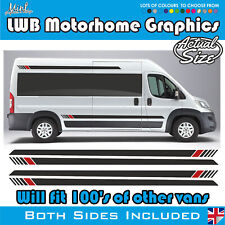 L3 Citroen Relay L2 XLWB LWB MOTORHOME CAMPER VAN STRIPES GRAPHICS DECALS 019