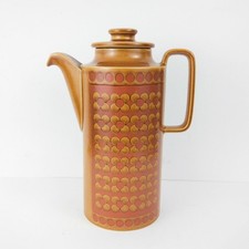 Hornsea Pottery Vintage "Saffron" Ceramic Coffee Pot Made in England Mid Century