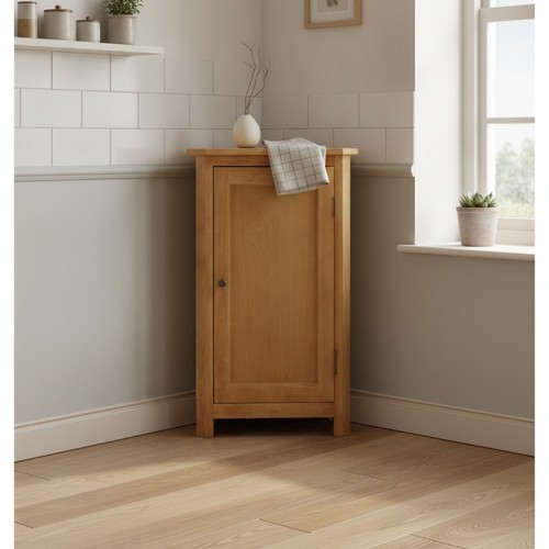 Small wooden corner unit - wooden,