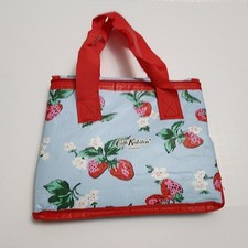 Tesco Cath Kidston Strawberry Blue Lunch Bag Insulated Cool Tote 2025 New