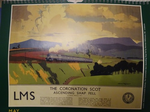 Historic railway poster lms - historic,