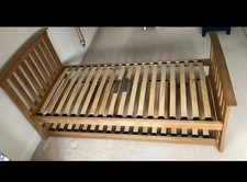 M & S Solid Oak Single Bed