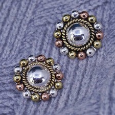 Vintage triple tone Sterling