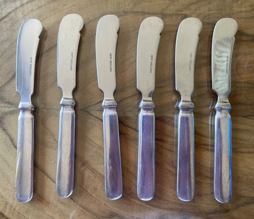 Six vintage butter knives - six,