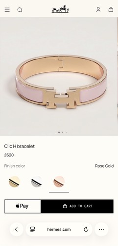 Hermes paris clic - paris, bracelet