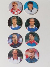 Lot 1 - 8 x Vintage Euro '96 Snickers Panini Caps