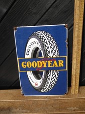 Goodyear Enamel sign