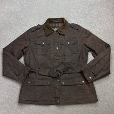 Wax Jacket Womens Medium Brown