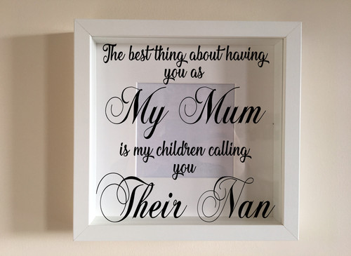 Box frame vinyl decal sticker - box,
